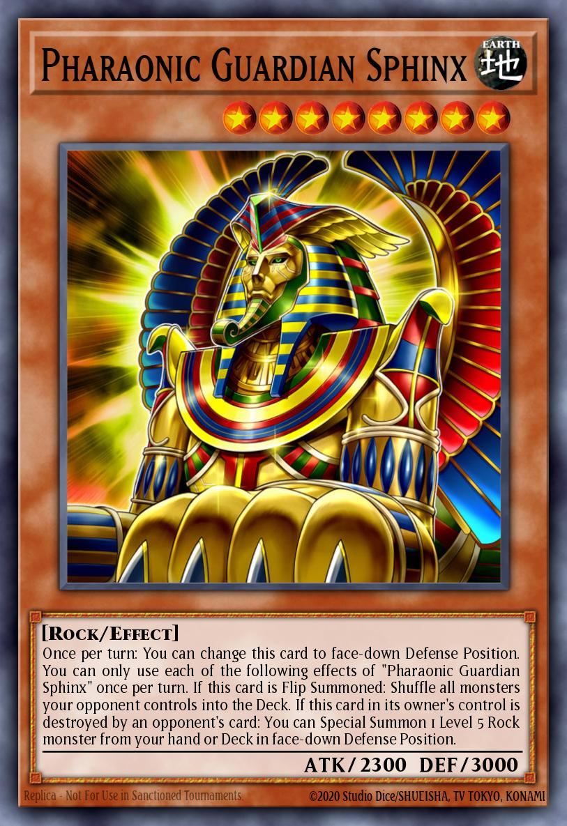 Pharaonic Guardian Sphinx Yu-Gi-Oh card