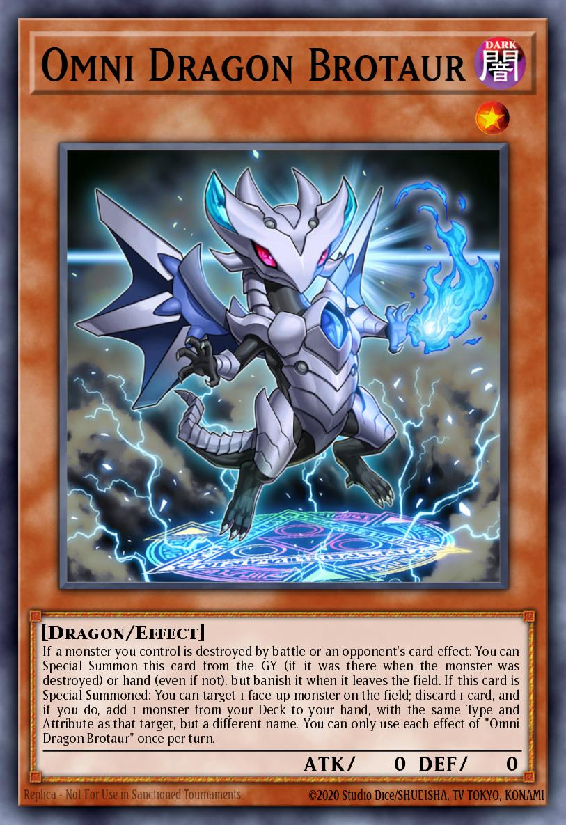 Omni Dragon Brotaur Yu-Gi-Oh card