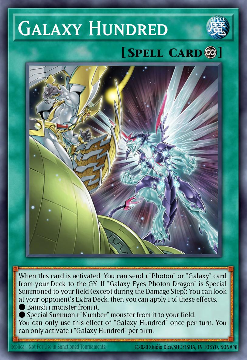 Galaxy Hundred Yu-Gi-Oh card