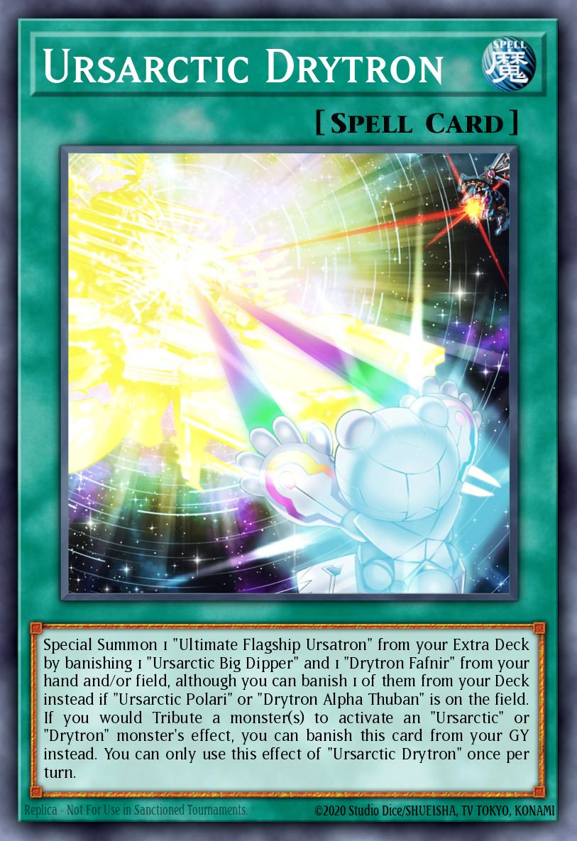 Ursarctic Drytron Yu-Gi-Oh card