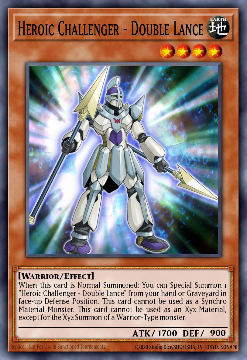 Heroic Challenger - Double Lance Yu-Gi-Oh card