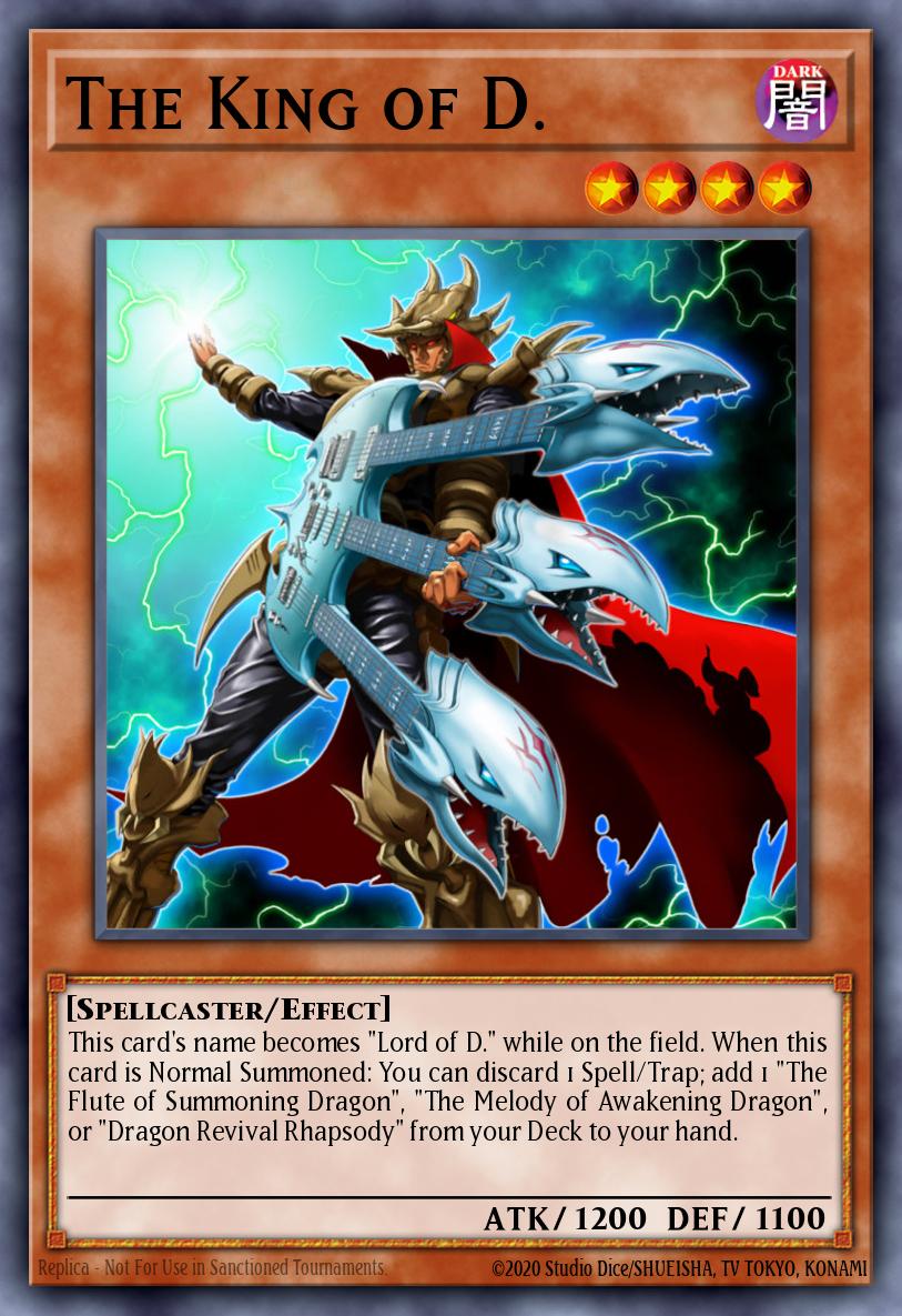 The King of D. Yu-Gi-Oh card