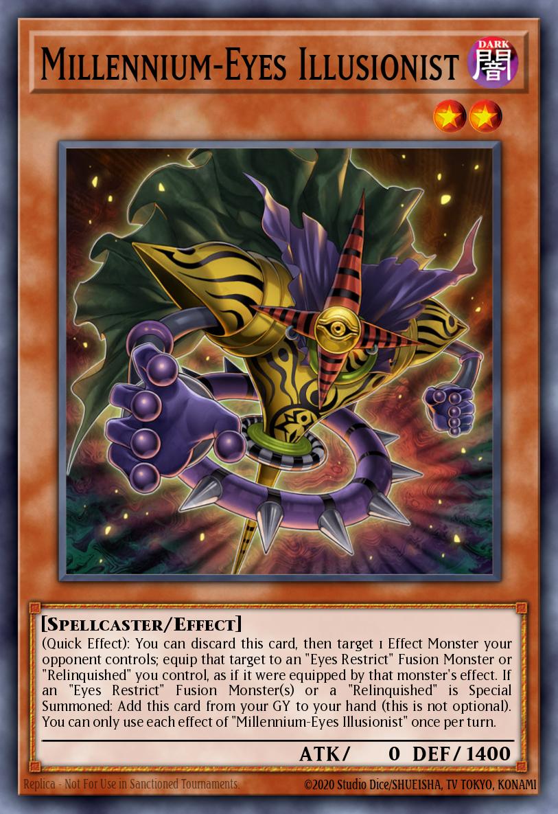 Millennium-Eyes Illusionist Yu-Gi-Oh card