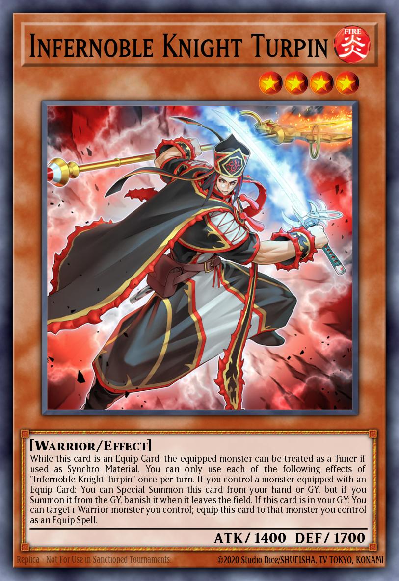 Infernoble Knight Turpin Yu-Gi-Oh card