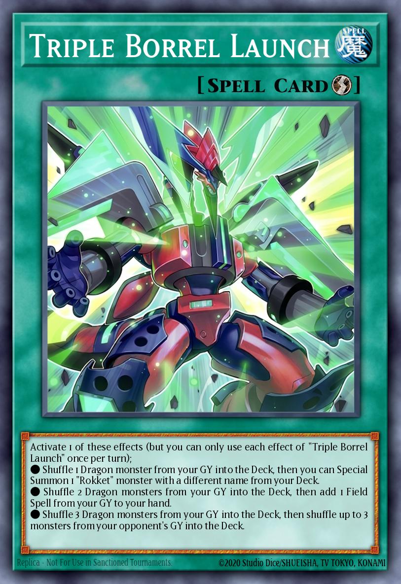 Triple Borrel Launch Yu-Gi-Oh card