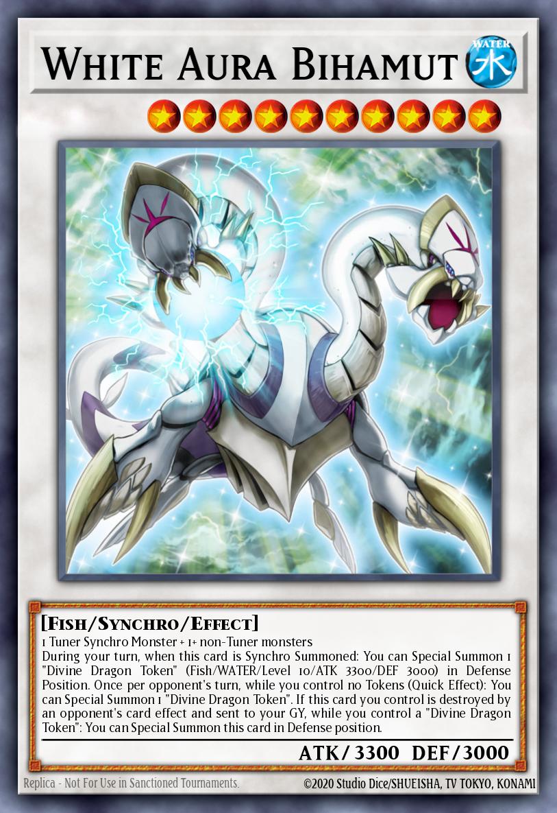 White Aura Bihamut Yu-Gi-Oh card