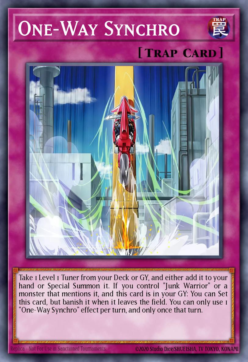 One-Way Synchro Yu-Gi-Oh card