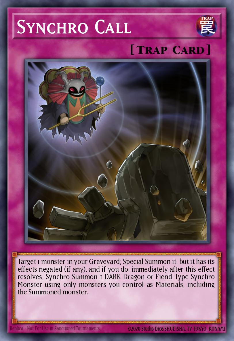 Synchro Call Yu-Gi-Oh card
