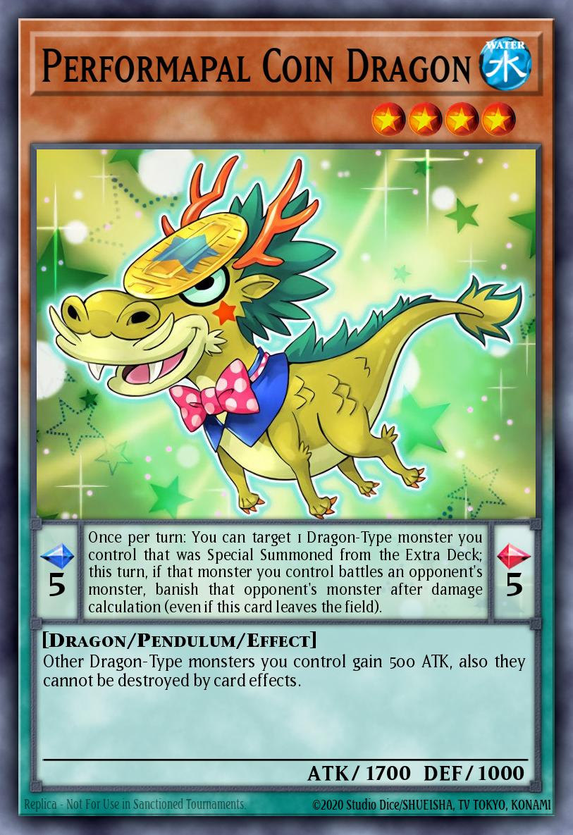 Performapal Coin Dragon Yu-Gi-Oh card