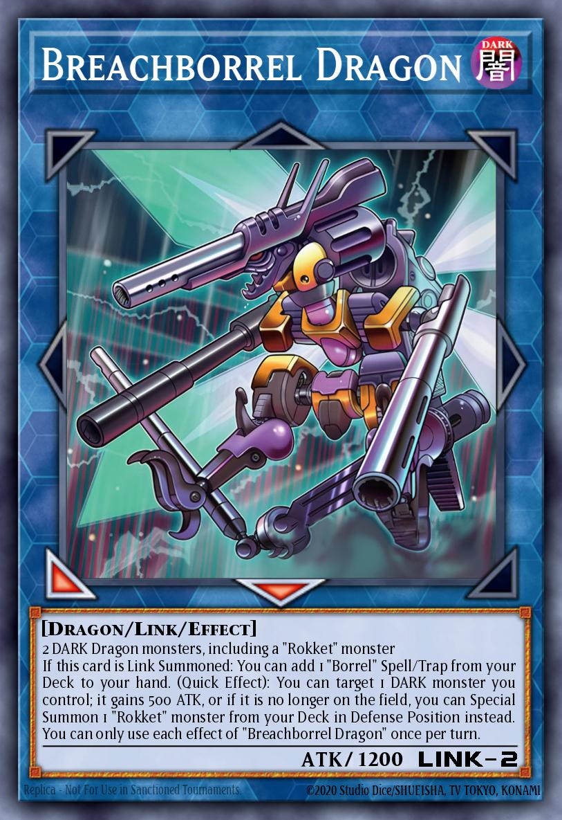 Breachborrel Dragon Yu-Gi-Oh card
