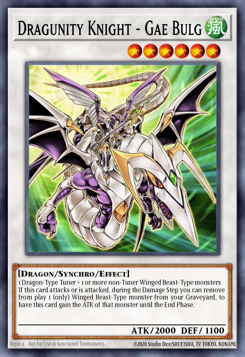 Dragunity Knight - Gae Bulg Yu-Gi-Oh card