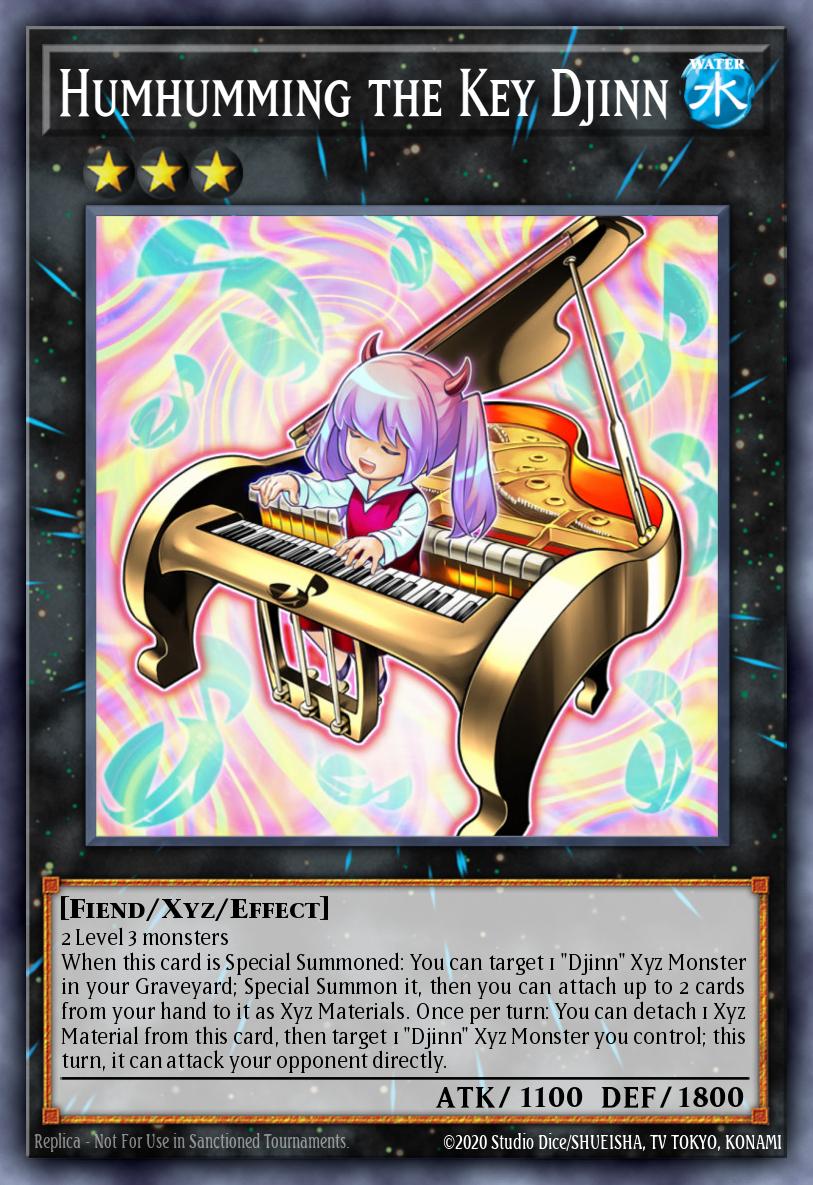 Humhumming the Key Djinn Yu-Gi-Oh card
