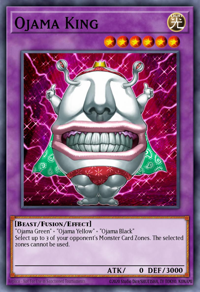 Ojama King Yu-Gi-Oh card