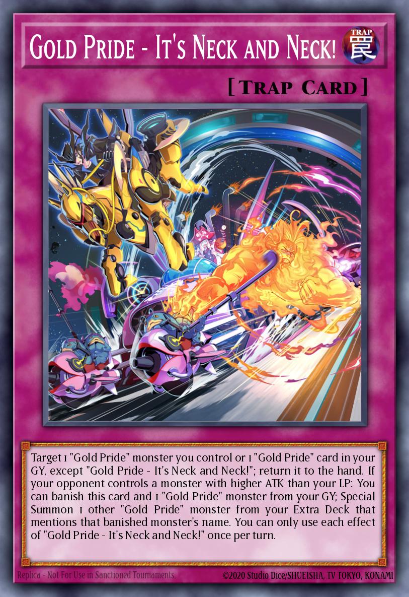 Gold Pride - It's Neck and Neck! Yu-Gi-Oh card