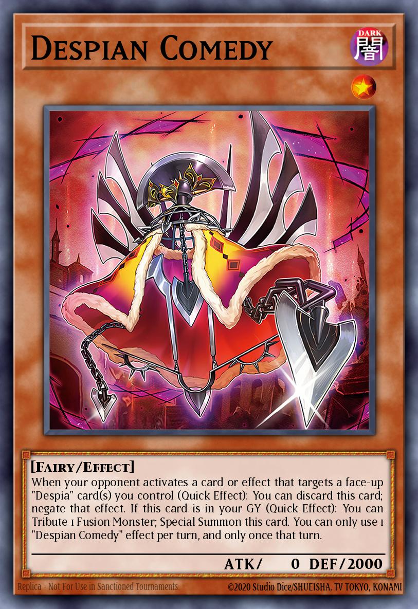 Despian Comedy Yu-Gi-Oh card