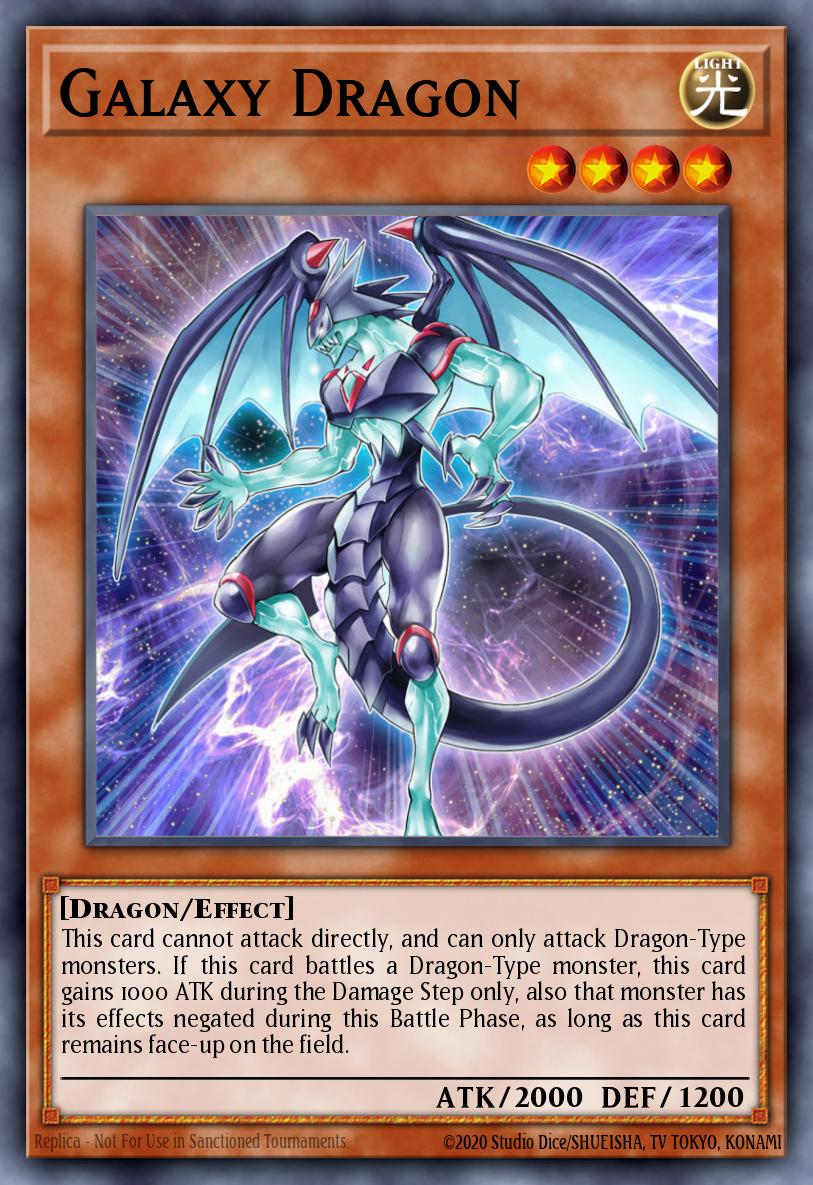 Galaxy Dragon Yu-Gi-Oh card