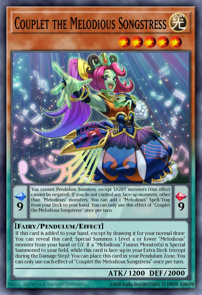 Couplet the Melodious Songstress Yu-Gi-Oh card