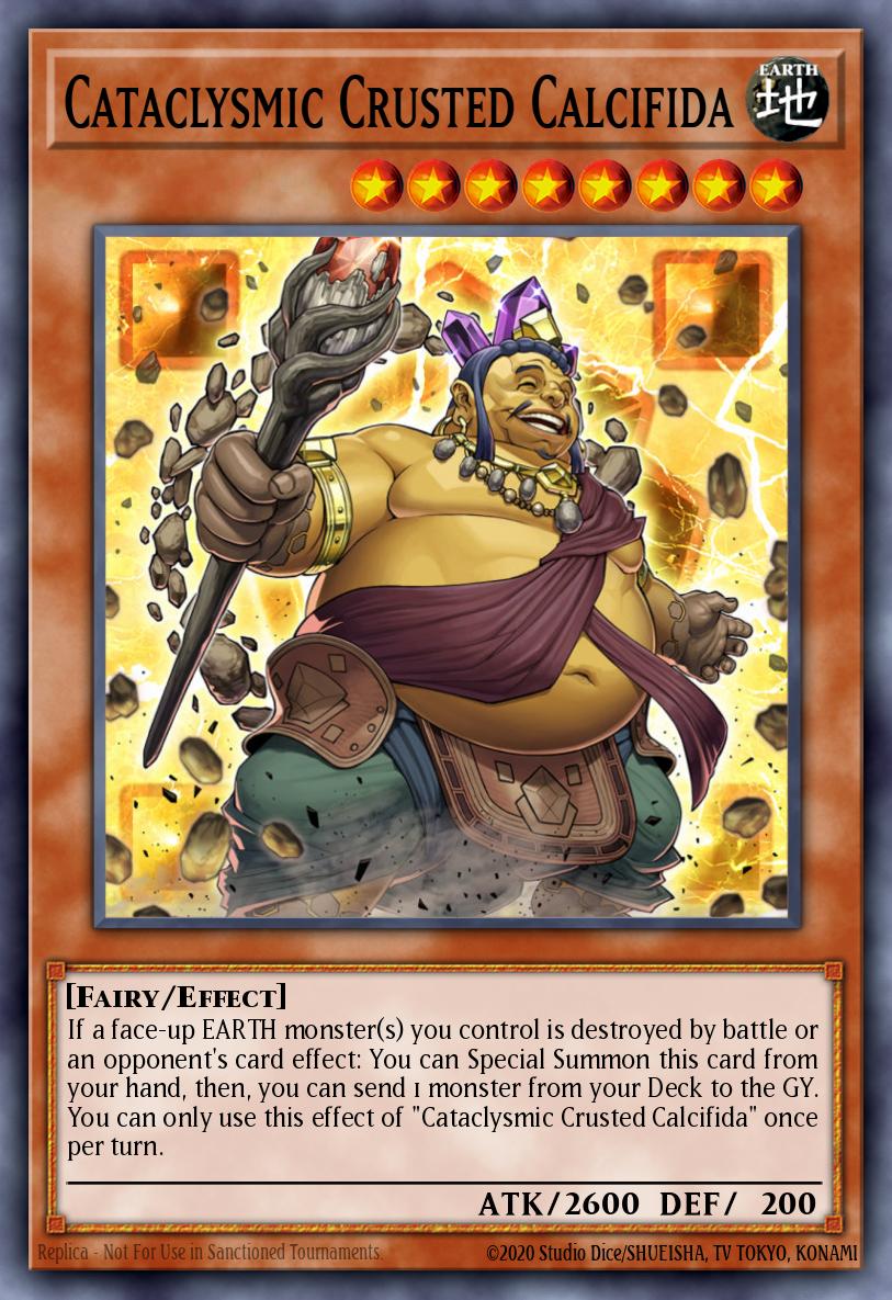 Cataclysmic Crusted Calcifida Yu-Gi-Oh card