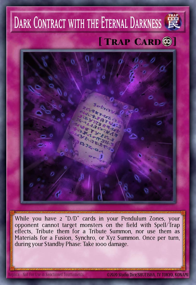 Dark Contract with the Eternal Darkness Yu-Gi-Oh card