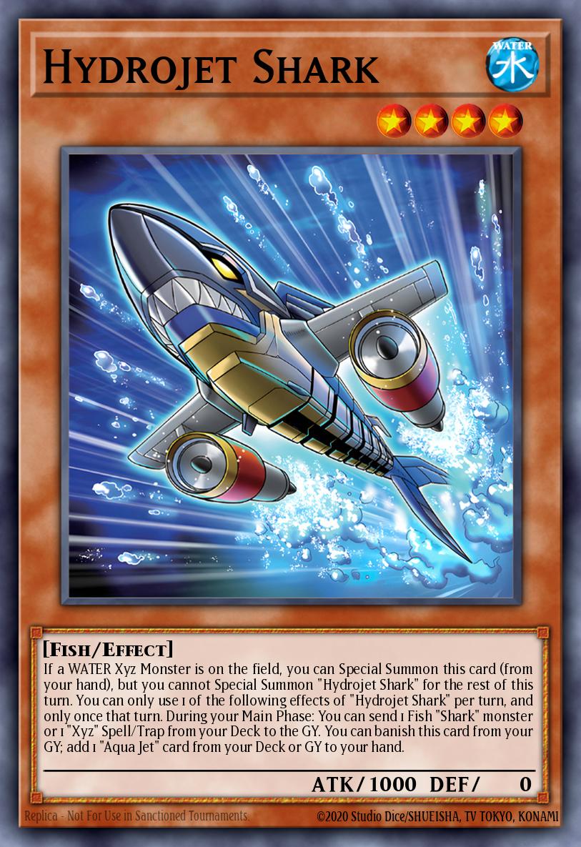Hydrojet Shark Yu-Gi-Oh card