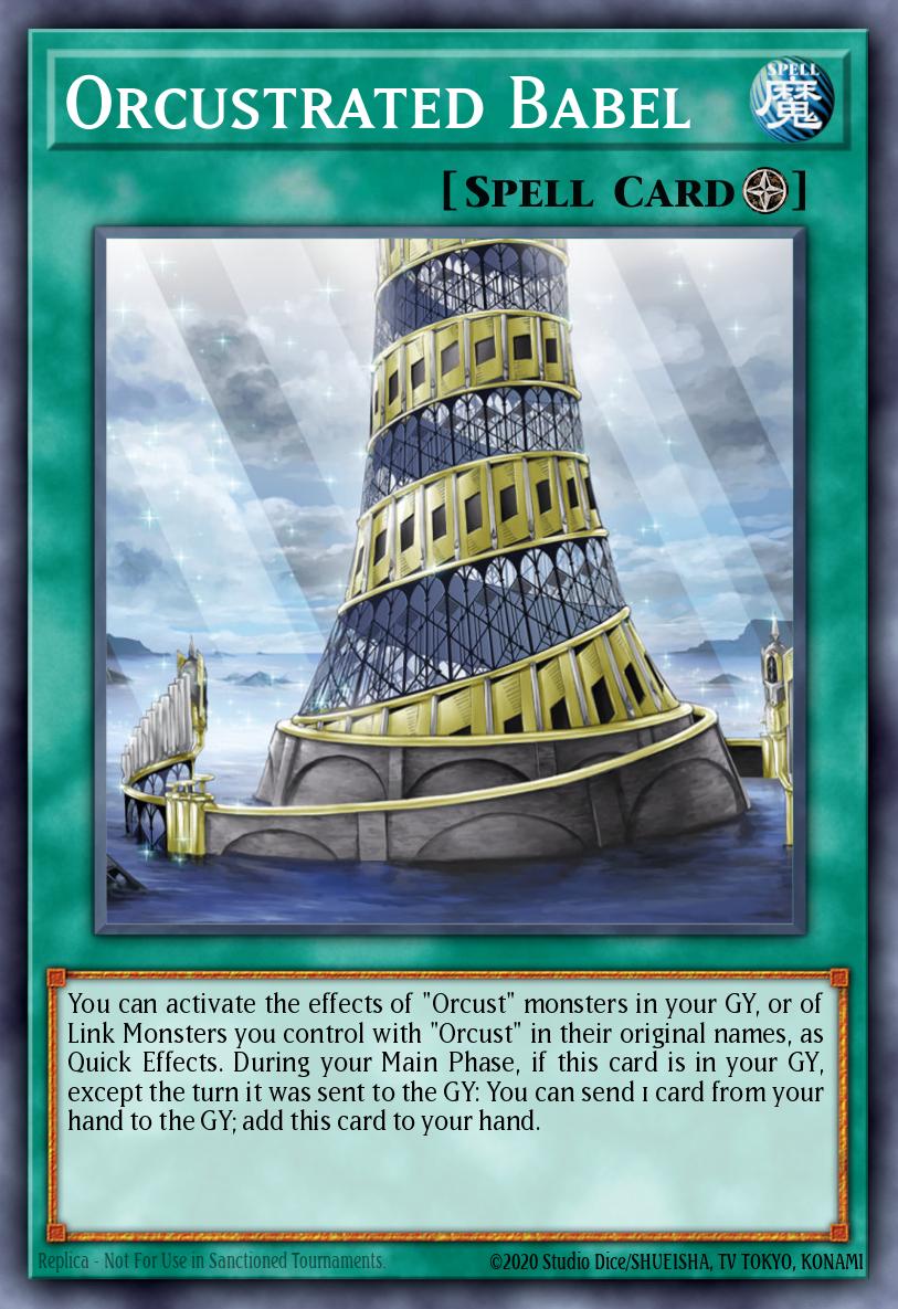 Orcustrated Babel Yu-Gi-Oh card