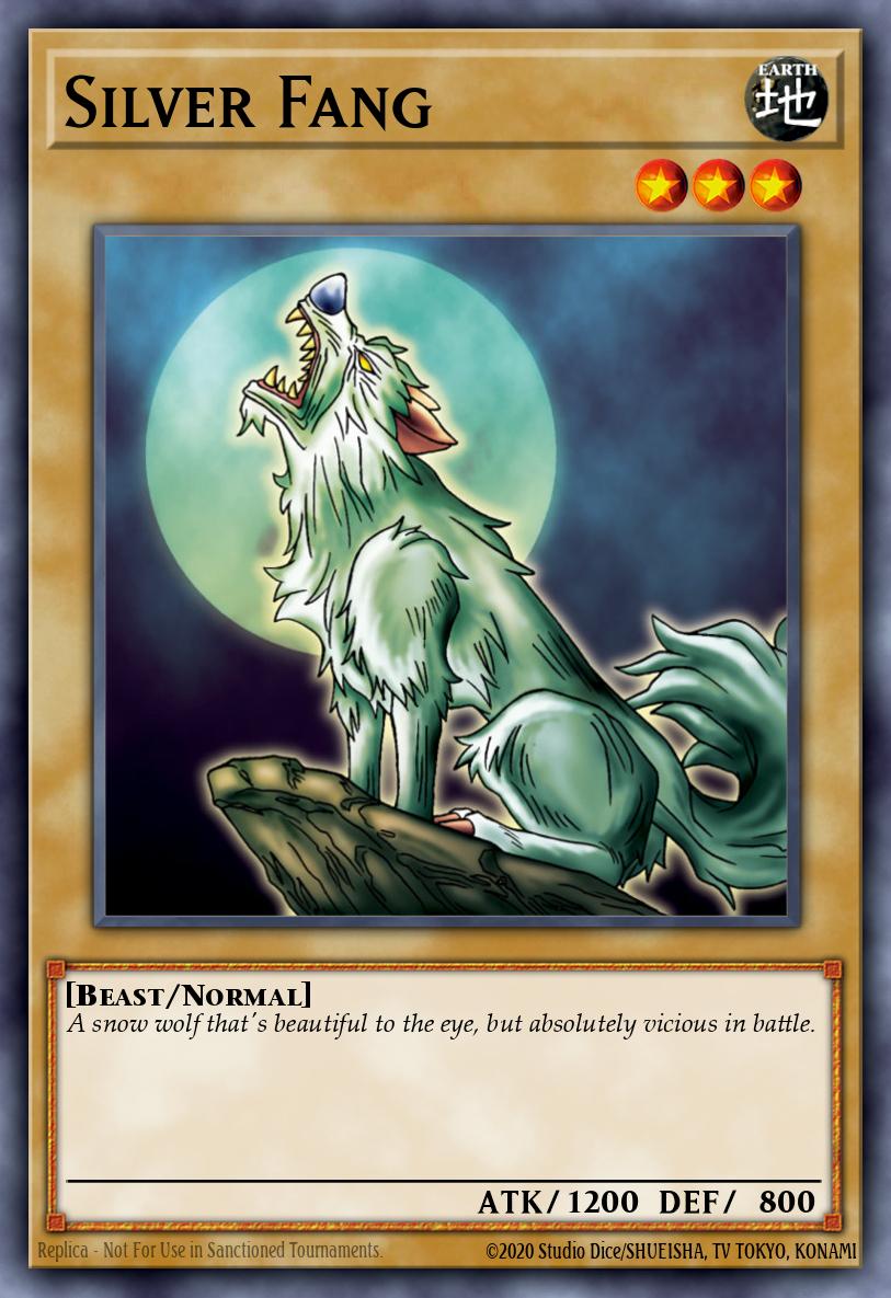 Silver Fang Yu-Gi-Oh card