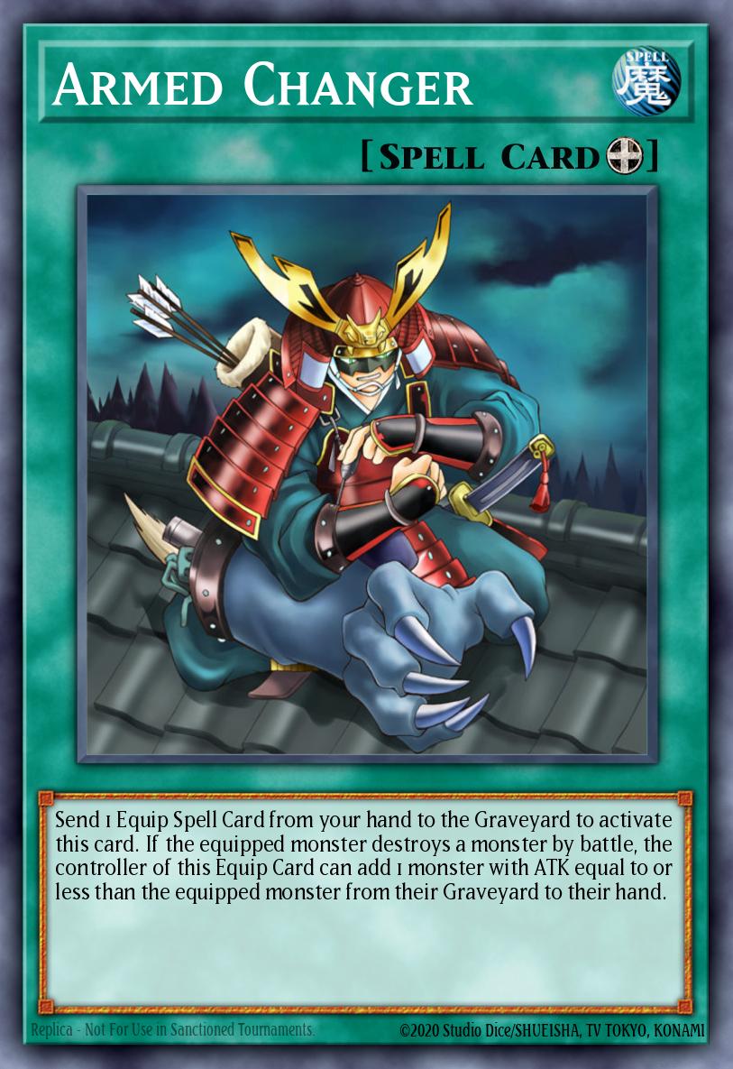 Armed Changer Yu-Gi-Oh card