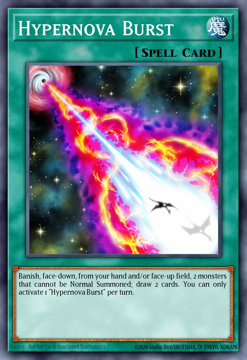 Hypernova Burst Yu-Gi-Oh card
