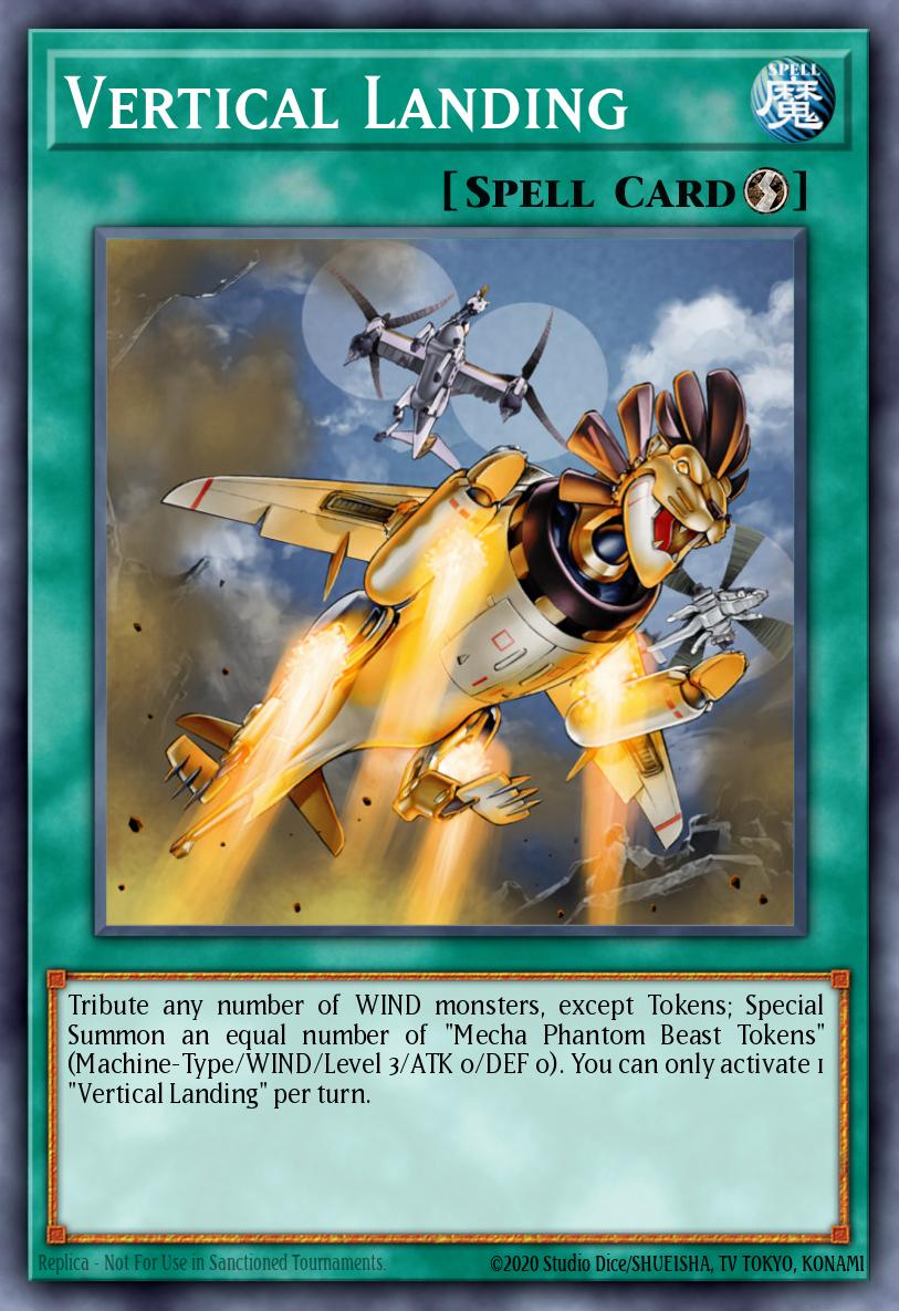 Vertical Landing Yu-Gi-Oh card