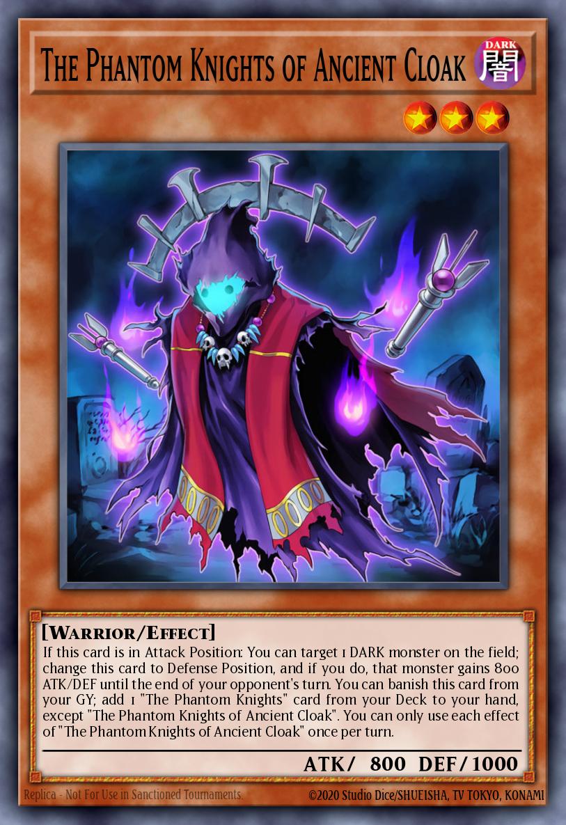 The Phantom Knights of Ancient Cloak Yu-Gi-Oh card