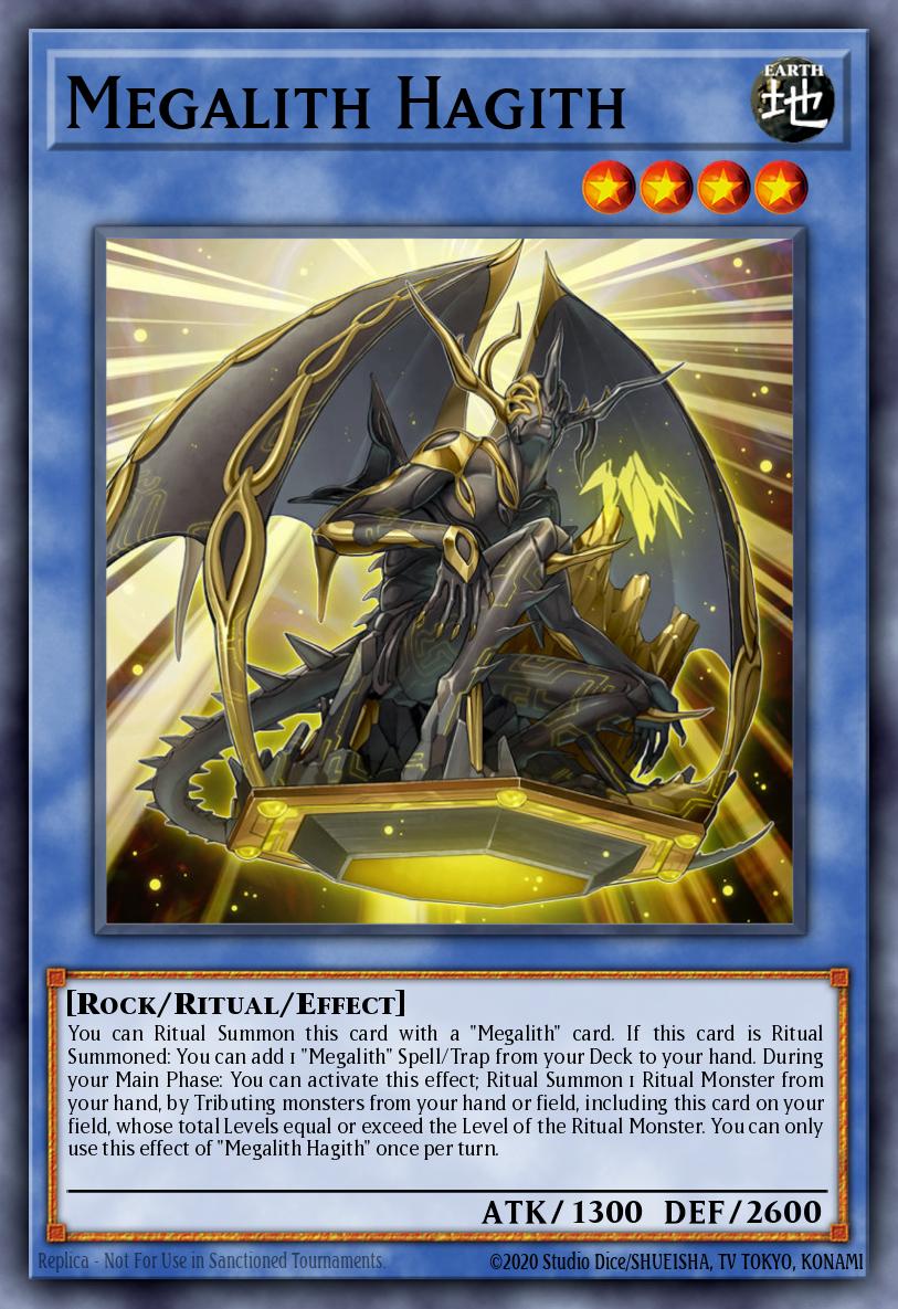 Megalith Hagith Yu-Gi-Oh card