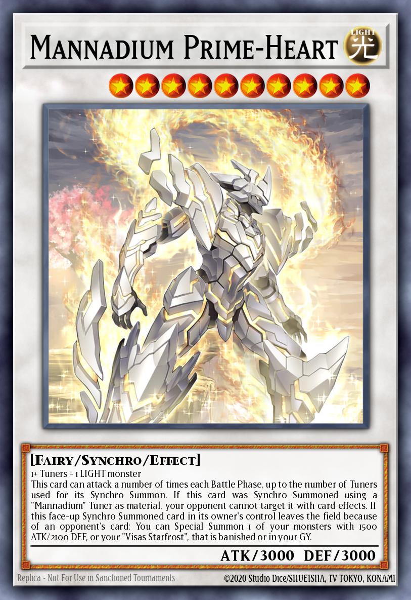 Mannadium Prime-Heart Yu-Gi-Oh card