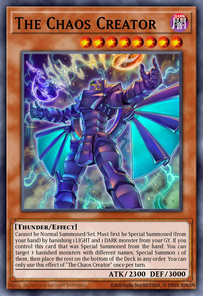 The Chaos Creator Yu-Gi-Oh card
