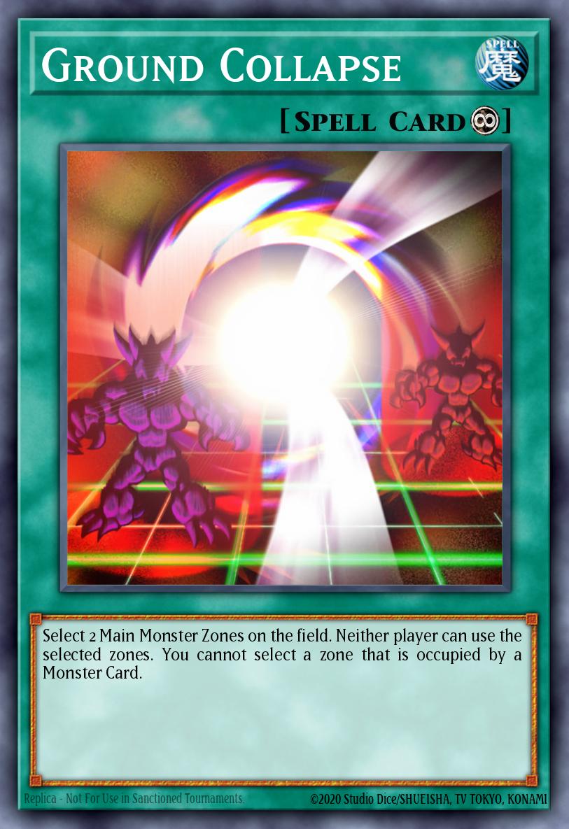 Ground Collapse Yu-Gi-Oh card