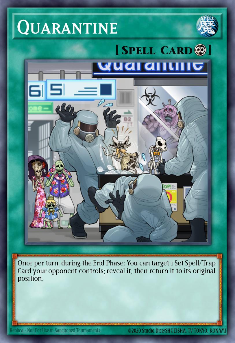 Quarantine Yu-Gi-Oh card