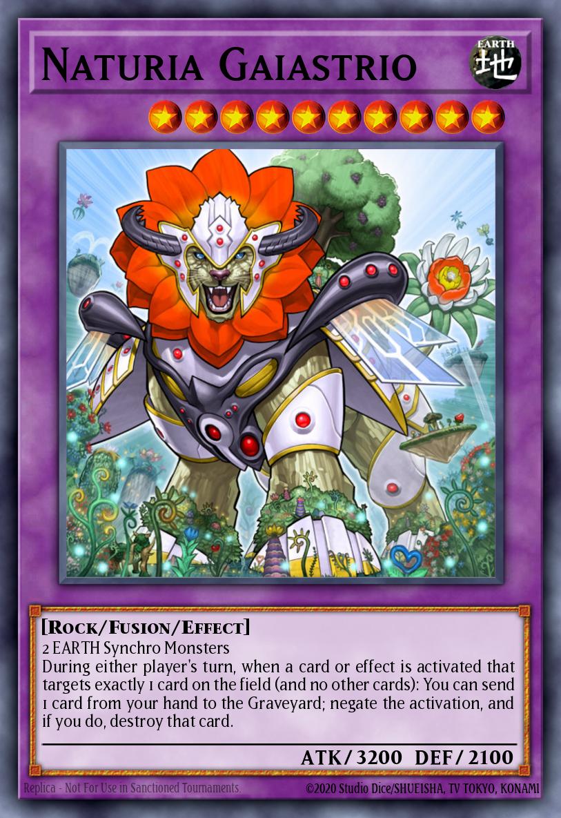 Naturia Gaiastrio Yu-Gi-Oh card