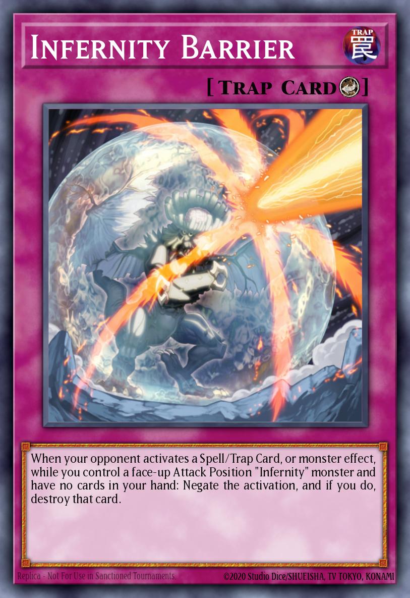 Infernity Barrier Yu-Gi-Oh card