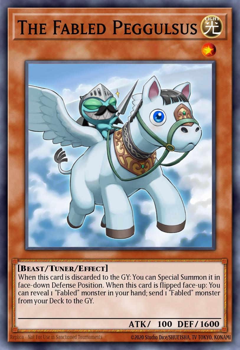 The Fabled Peggulsus Yu-Gi-Oh card