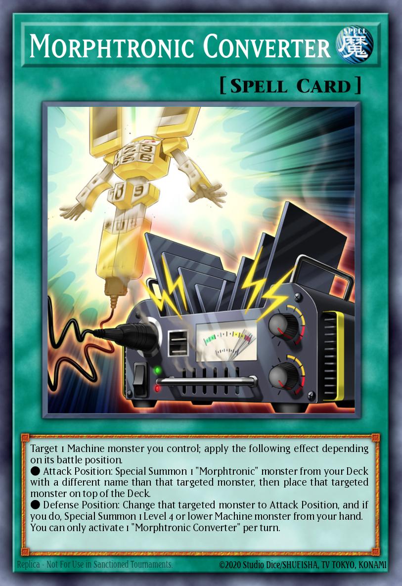 Morphtronic Converter Yu-Gi-Oh card