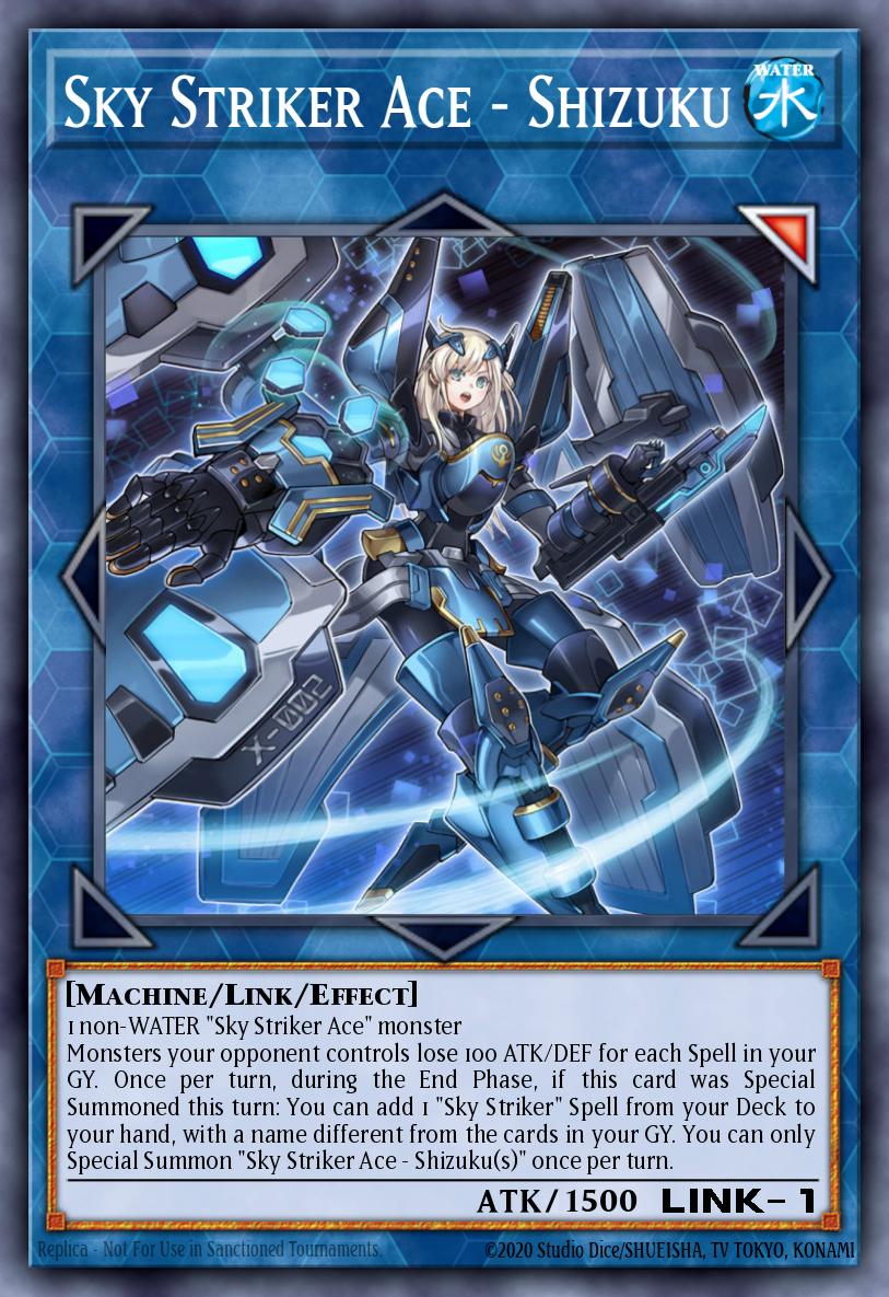 Sky Striker Ace - Shizuku Yu-Gi-Oh card