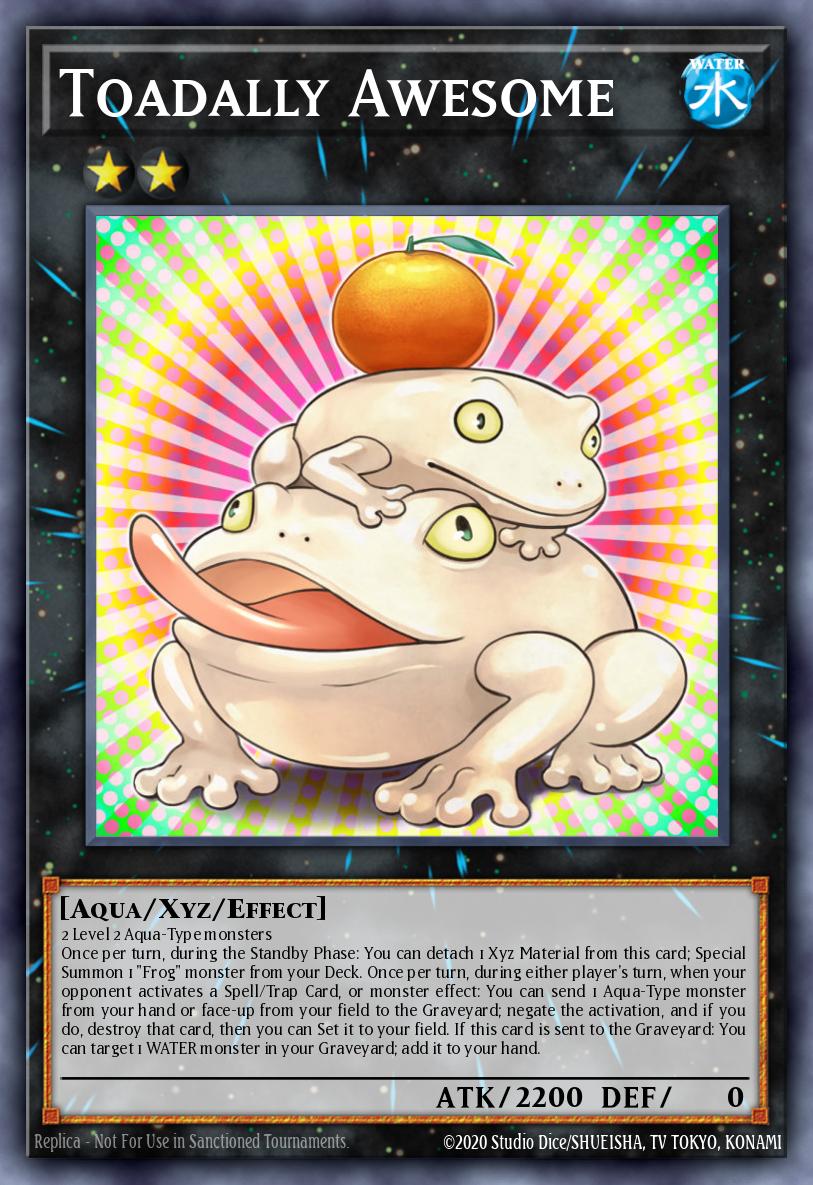 Toadally Awesome Yu-Gi-Oh card