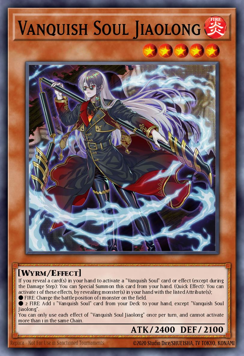 Vanquish Soul Jiaolong Yu-Gi-Oh card