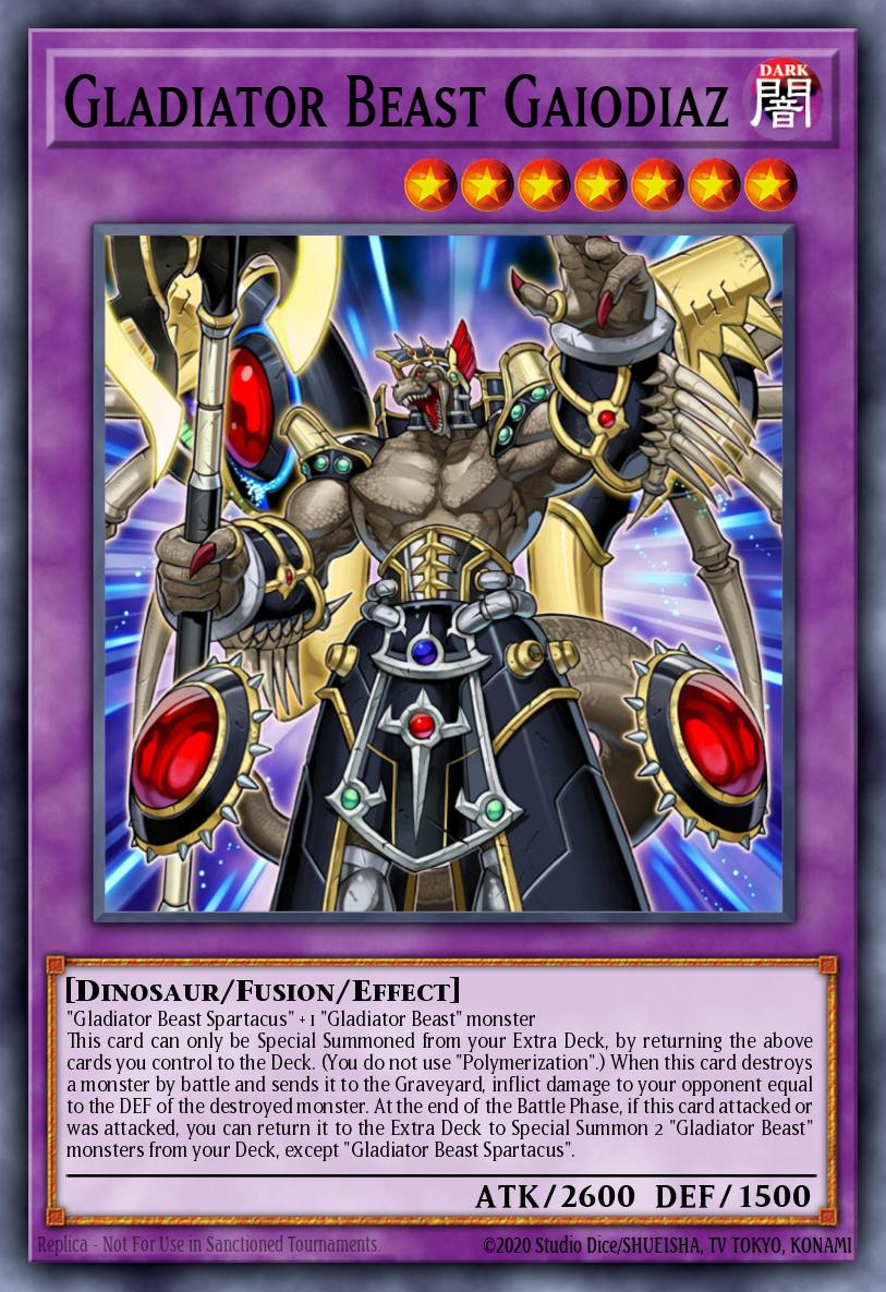 Gladiator Beast Gaiodiaz Yu-Gi-Oh card