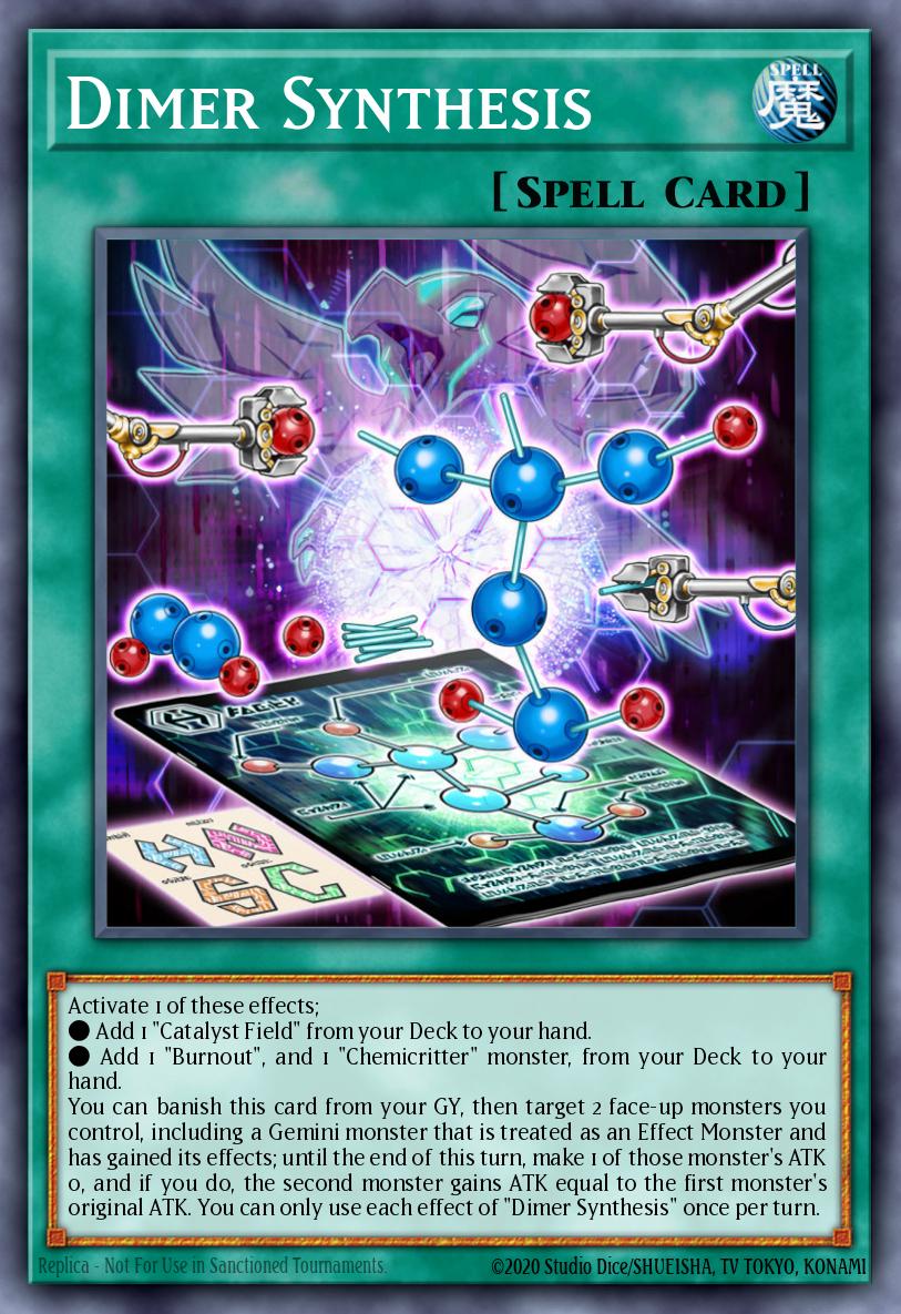 Dimer Synthesis Yu-Gi-Oh card