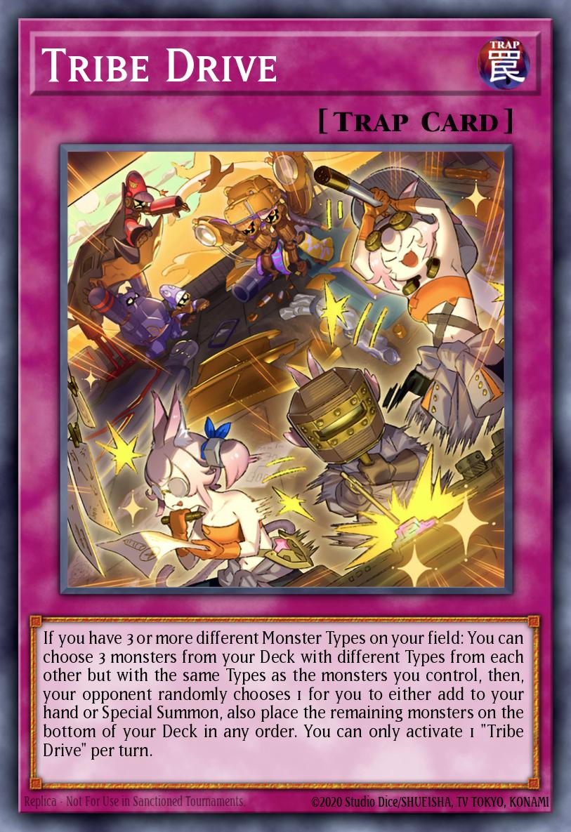 Tribe Drive Yu-Gi-Oh card