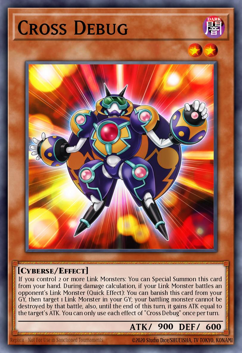 Cross Debug Yu-Gi-Oh card