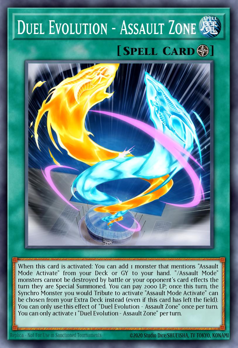 Duel Evolution - Assault Zone Yu-Gi-Oh card