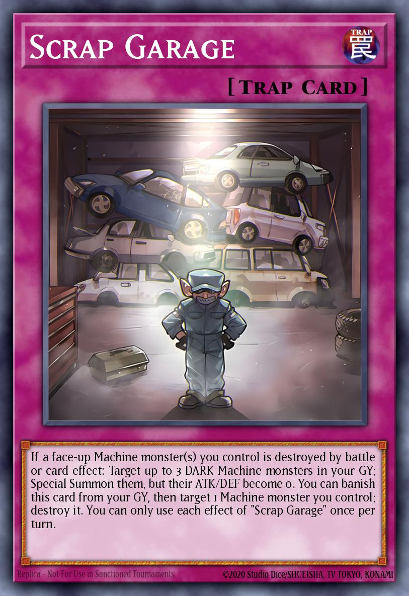 Scrap Garage Yu-Gi-Oh card