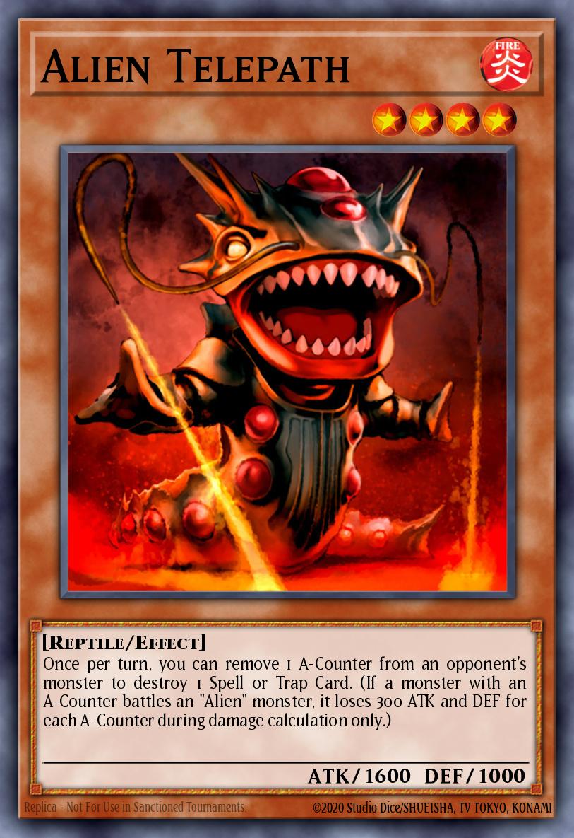 Alien Telepath Yu-Gi-Oh card