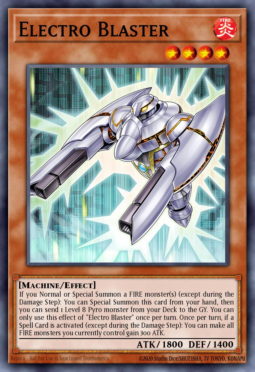 Electro Blaster Yu-Gi-Oh card